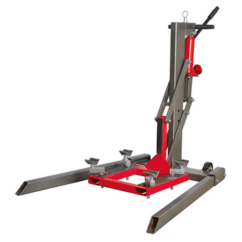 Sealey Single Post Hydraulic Motorcycle Lift 450kg Capacity