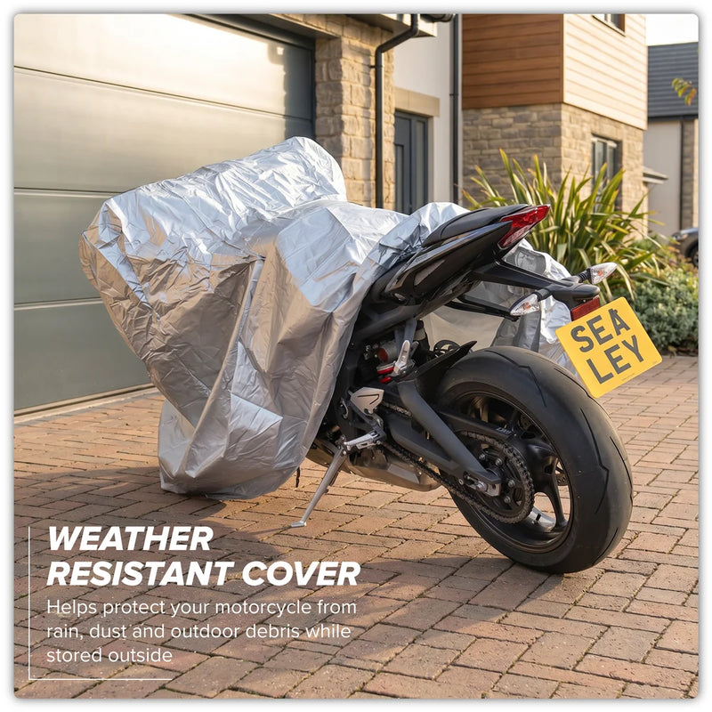 Sealey Motorcycle Cover Medium 2320x1000x1350mm MCM