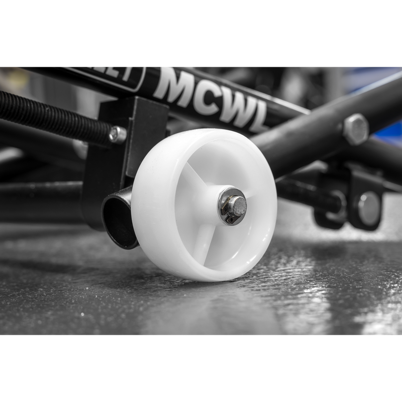 Sealey Motorcycle Wheel Adjustable Support with Rollers MCWL 4.5kg