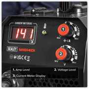 Sealey Flux Cored Gasless MIG Welder 140A Inverter