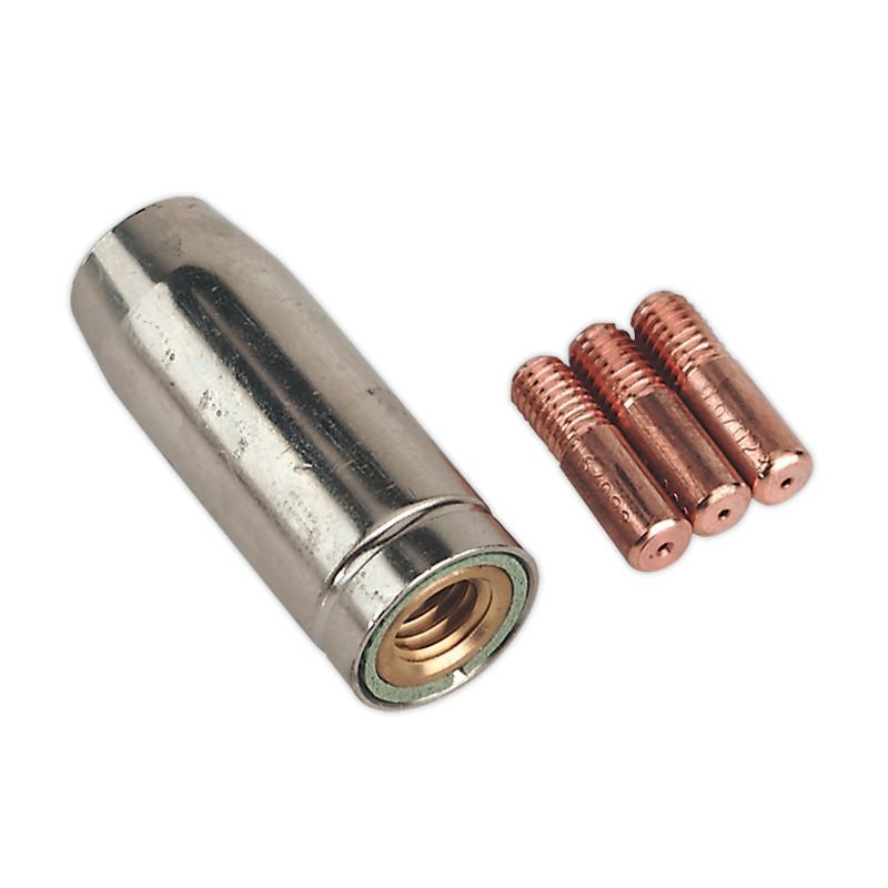 Sealey Conical Nozzle & Contact Tip Set MIG953 0.6mm