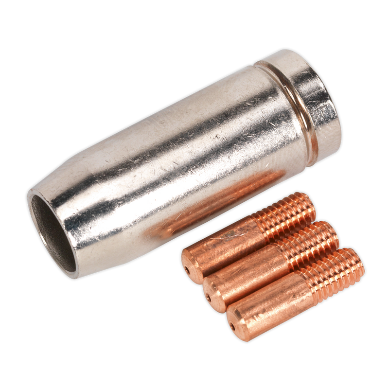 Sealey MIG Accessories Conical Nozzle & Contact Tip Set MIG954