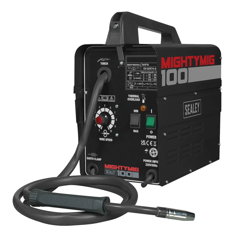 Sealey Gasless MIG Welder MIGHTYMIG100 100A 230V