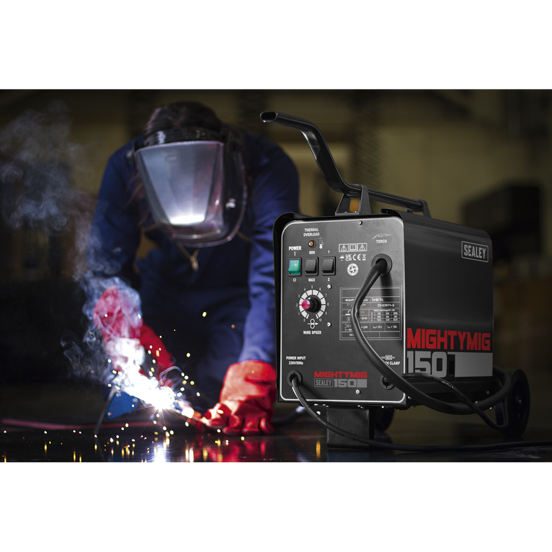 Sealey MIG Welder MIGHTYMIG150 150A 230V Gas/Gasless