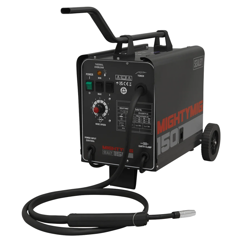 Sealey MIG Welder MIGHTYMIG150 150A 230V Gas/Gasless