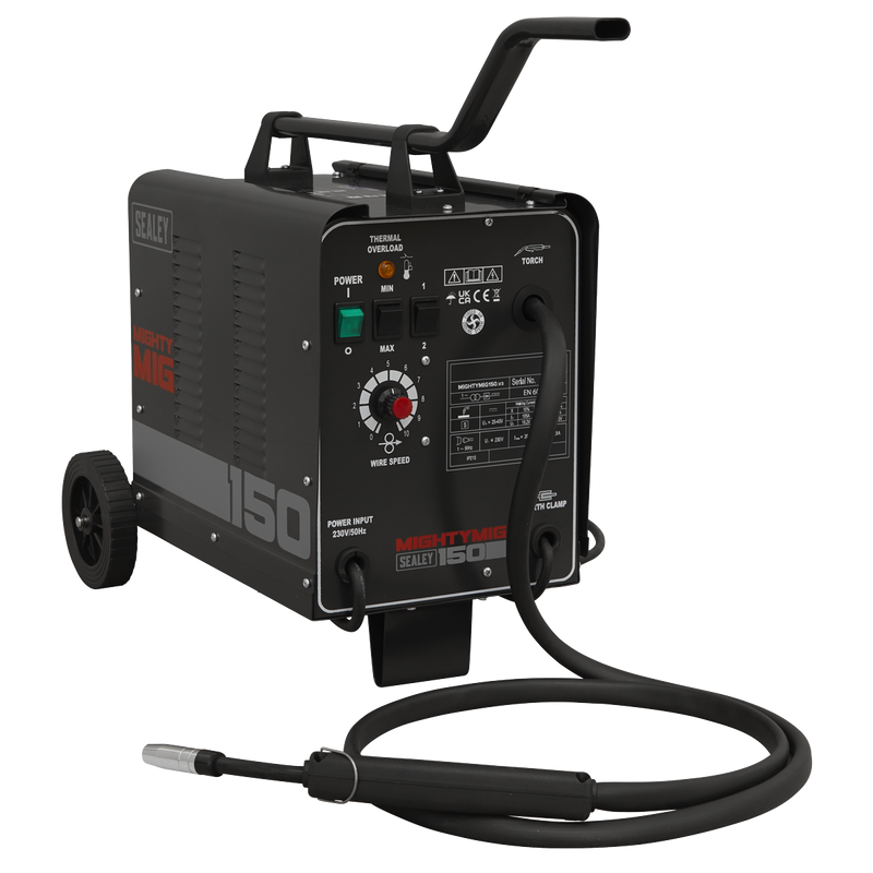 Sealey MIG Welder MIGHTYMIG150 150A 230V Gas/Gasless