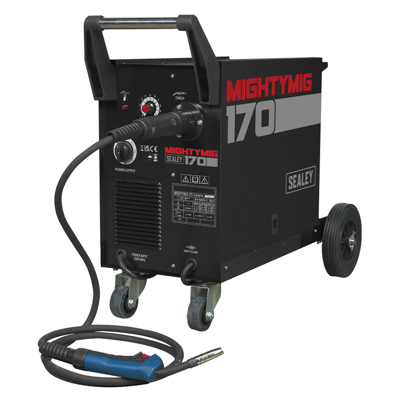 Sealey MIG Welder MIGHTYMIG170 170A Gas/Gasless