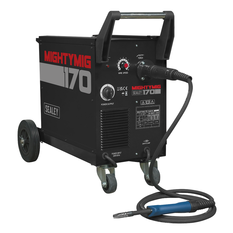 Sealey MIG Welder MIGHTYMIG170 170A Gas/Gasless