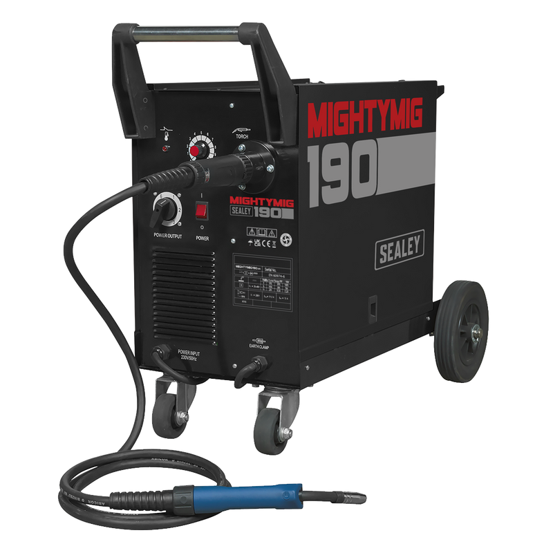Sealey MIG Welder MIGHTYMIG190 190A Gas/Gasless