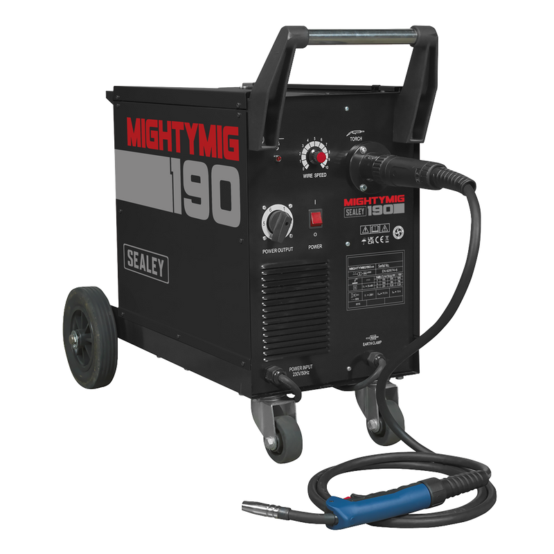 Sealey MIG Welder MIGHTYMIG190 190A Gas/Gasless