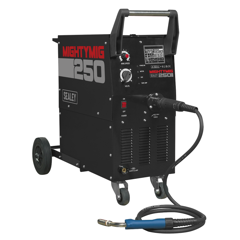 Sealey MIG Welder MIGHTYMIG250 250A with Euro Torch