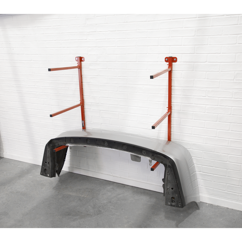 Sealey Wall Mounting Folding Bumper Rack MK56 80kg Capacity