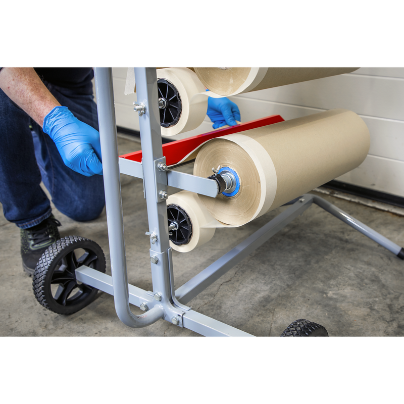 Sealey Masking Paper Dispenser MK63 2x300mm & 2x450mm Rolls