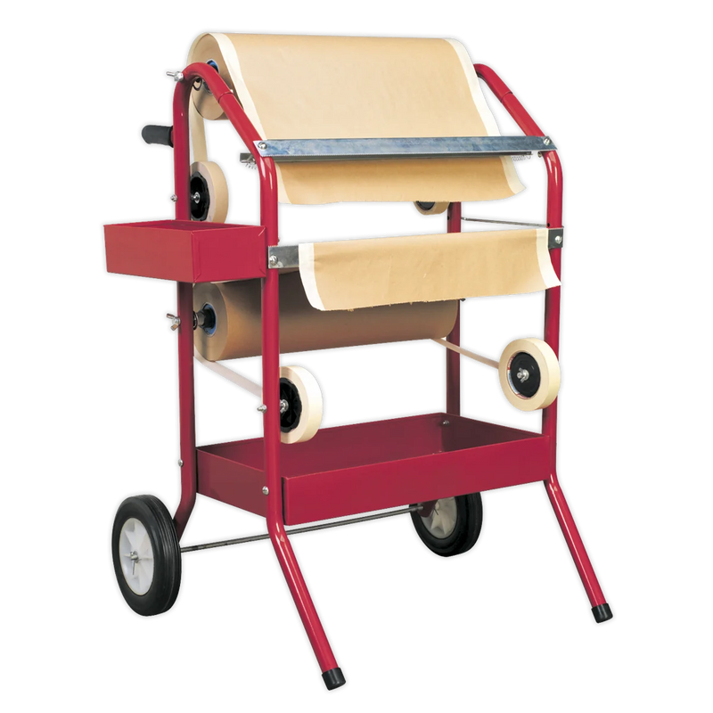 Sealey Masking Paper Dispenser Trolley 2 x 450mm Rolls