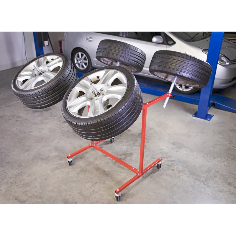 Sealey Heavy-Duty Wheel Painting Stand MK71 80kg Capacity