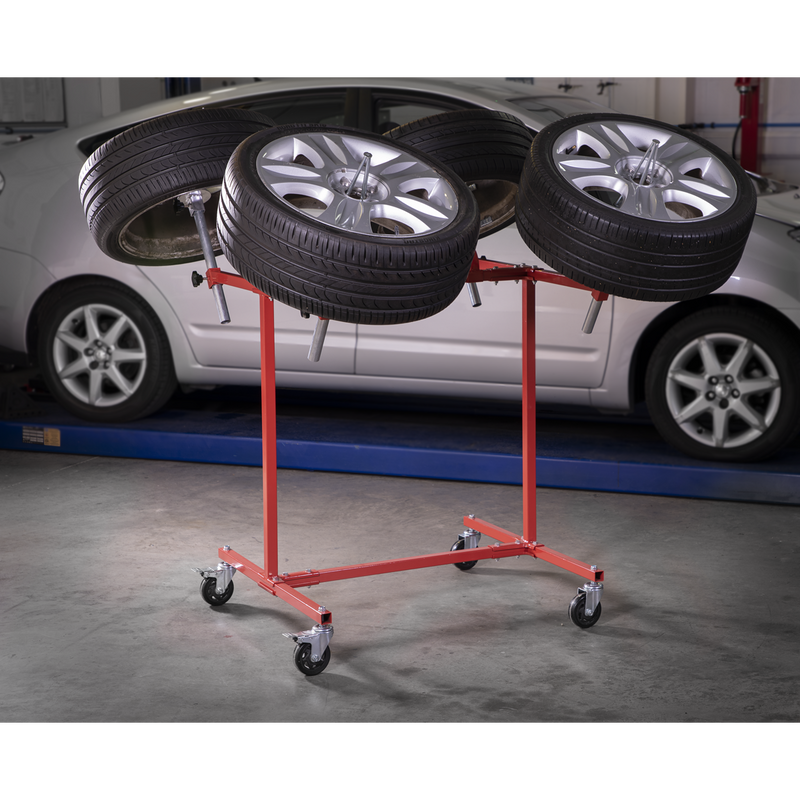 Sealey Heavy-Duty Wheel Painting Stand MK71 80kg Capacity