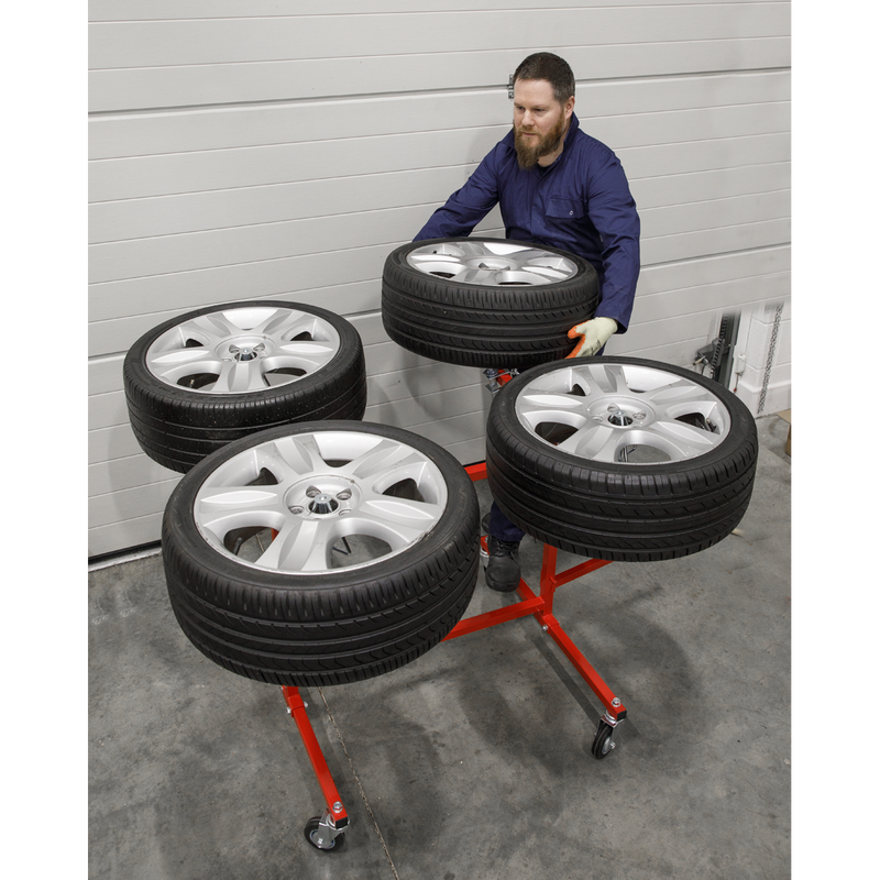 Sealey Alloy Wheel Repair Stand MK74 100kg Capacity