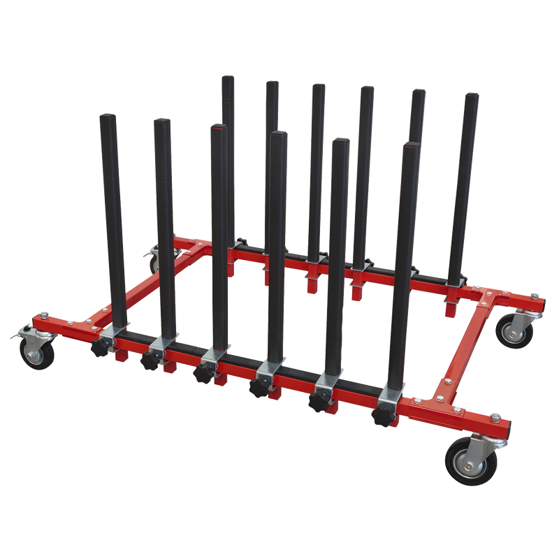 Sealey 5 Panel Mobile Storage Rack MK76 150kg Capacity