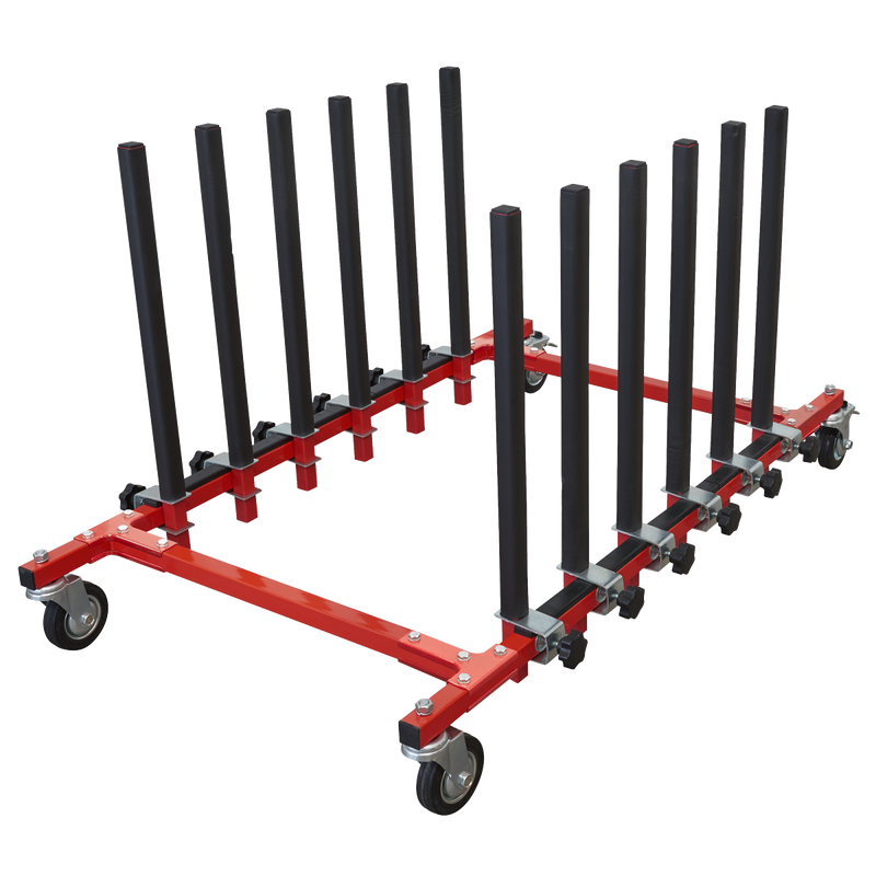 Sealey 5 Panel Mobile Storage Rack MK76 150kg Capacity