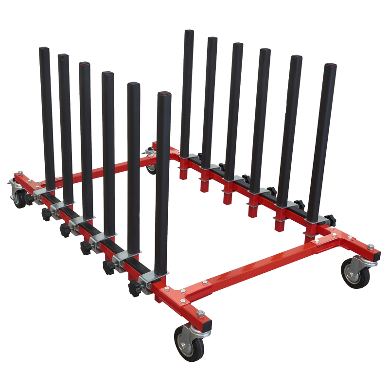 Sealey 5 Panel Mobile Storage Rack MK76 150kg Capacity