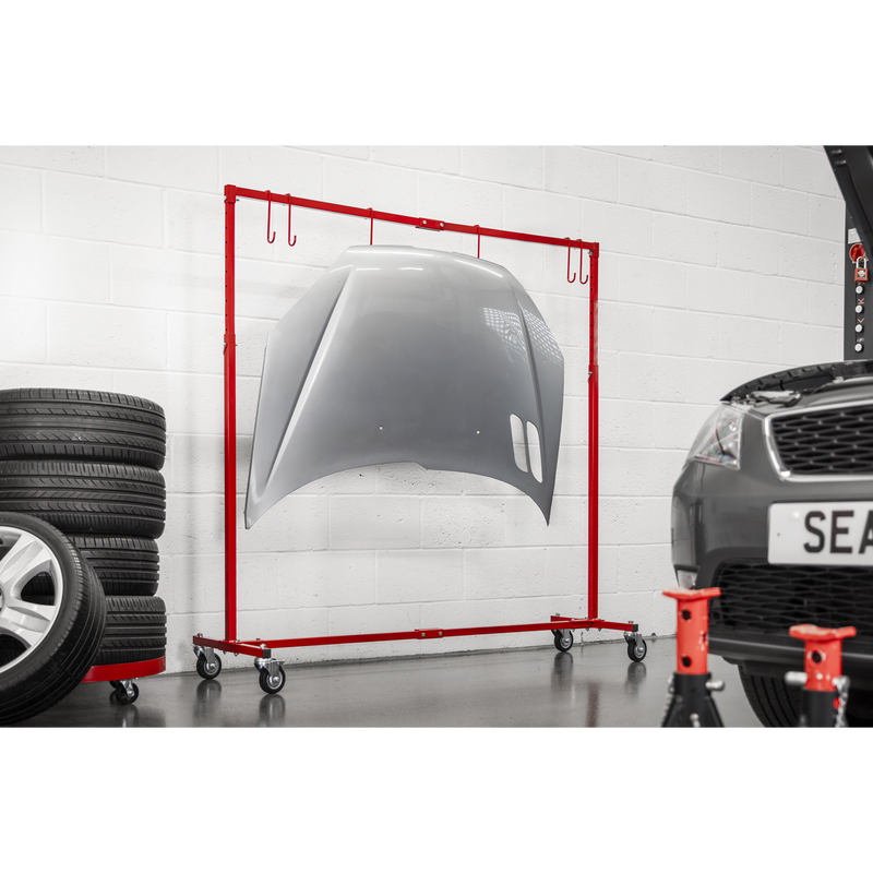 Sealey Adjustable Paint Hanger MK80 1.95m Maximum Capacity 75kg
