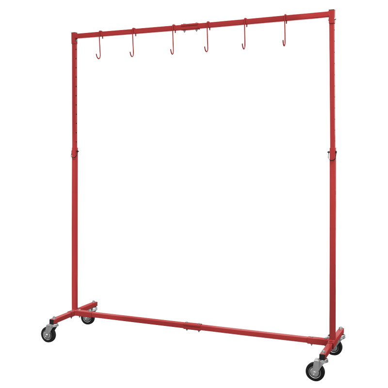 Sealey Adjustable Paint Hanger MK80 1.95m Maximum Capacity 75kg