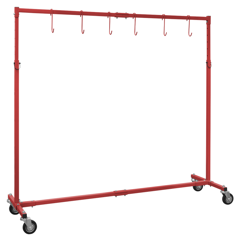 Sealey Adjustable Paint Hanger MK80 1.95m Maximum Capacity 75kg