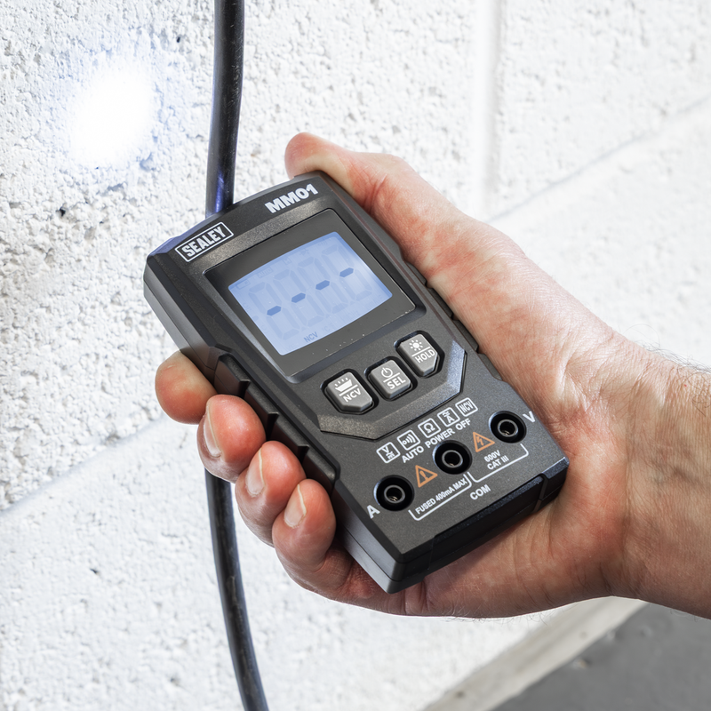 Sealey Auto-Ranging Digital Multimeter MM01 600V