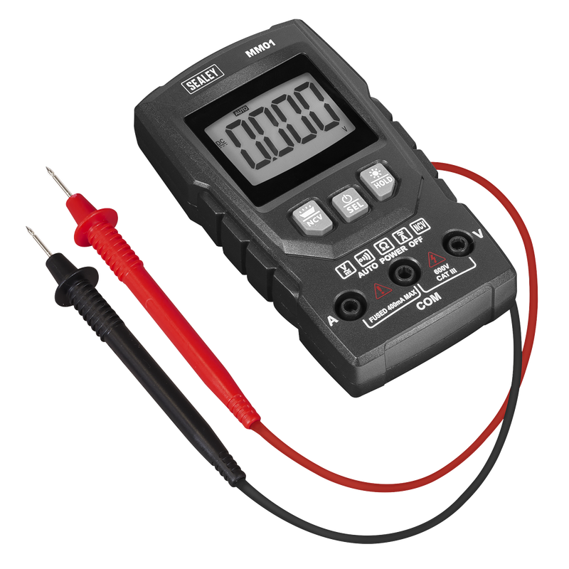 Sealey Auto-Ranging Digital Multimeter MM01 600V
