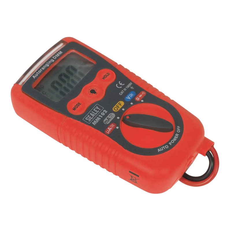 Sealey Digital Multimeter MM102 600V Auto-Ranging