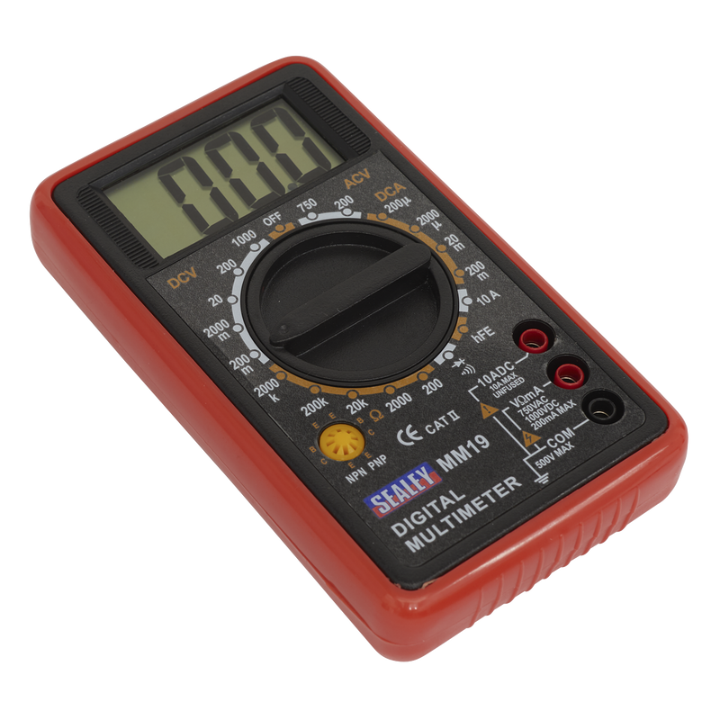 Sealey 7-Function Digital Multimeter MM19 240g