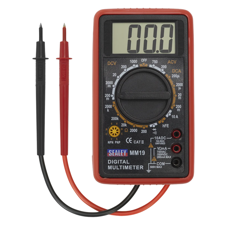 Sealey 7-Function Digital Multimeter MM19 240g