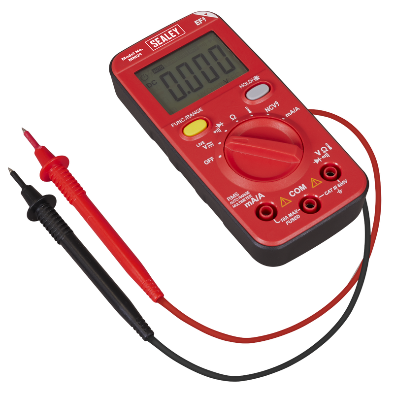 Sealey 10-Function Digital Multimeter MM21 - Auto-Ranging