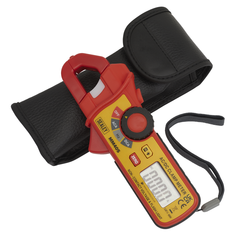 Sealey Mini AC/DC Clamp Meter MM405 200A Capacity