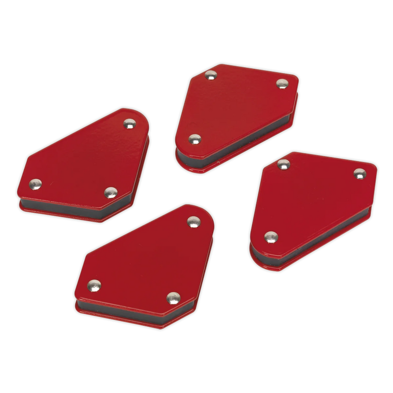Sealey Magnetic Quick Clamp Set 4 Piece - 4.5kg Holding Capacity