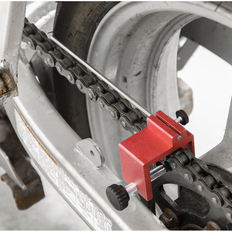 Sealey Motorcycle Chain Alignment Tool MS005 28mm Max Size
