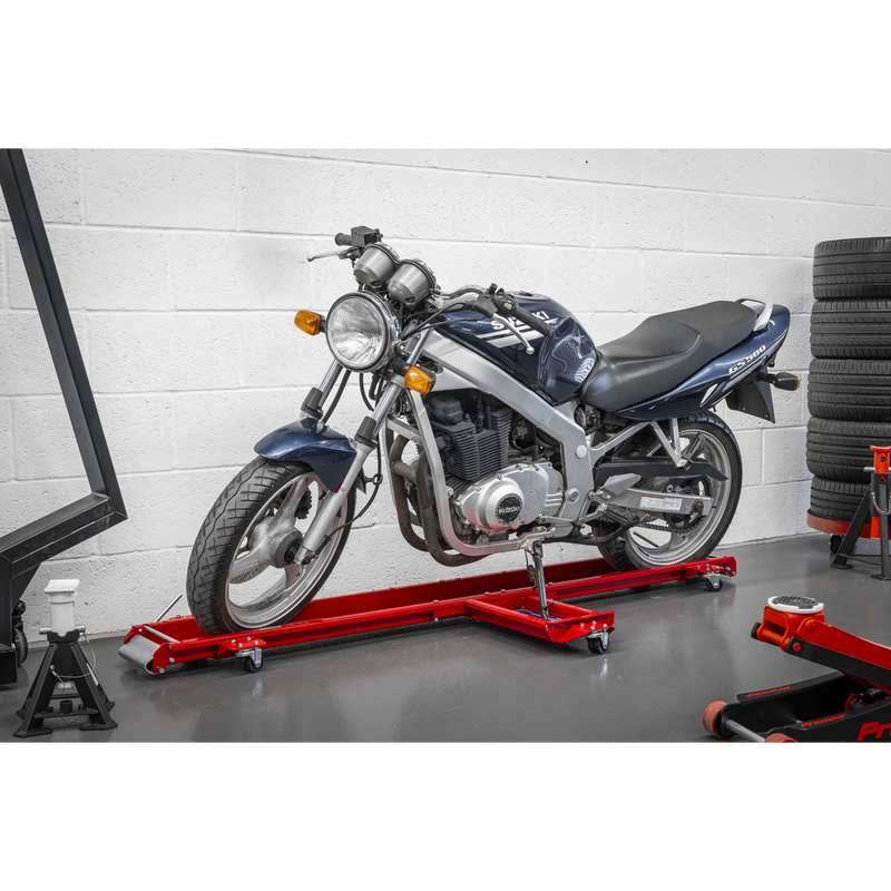 Sealey Motorcycle Dolly MS063 565kg Capacity Side Stand Support