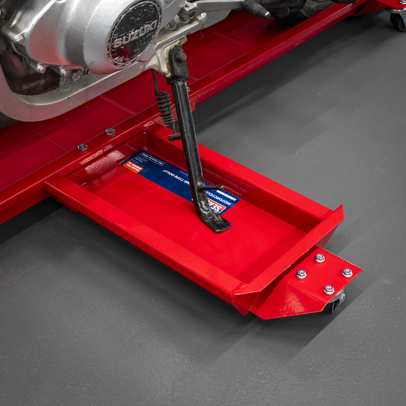 Sealey Motorcycle Dolly MS063 565kg Capacity Side Stand Support