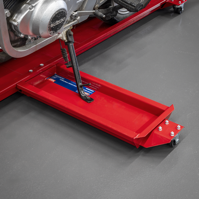 Sealey Long Motorcycle Side Stand Dolly 565kg Capacity