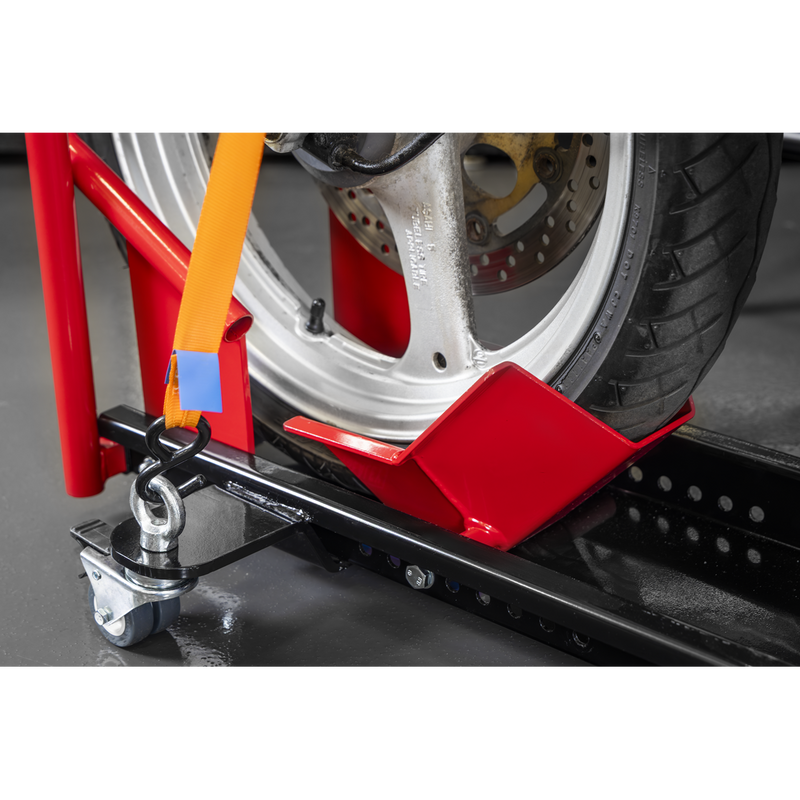 Sealey Motorcycle Dolly MS063V 500kg Capacity Upright Clamp