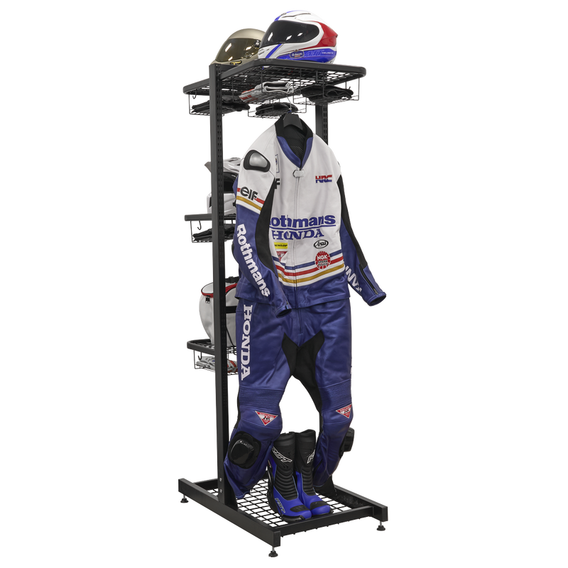 Sealey Freestanding Helmet & Gear Storage MS081FS2 1925mm