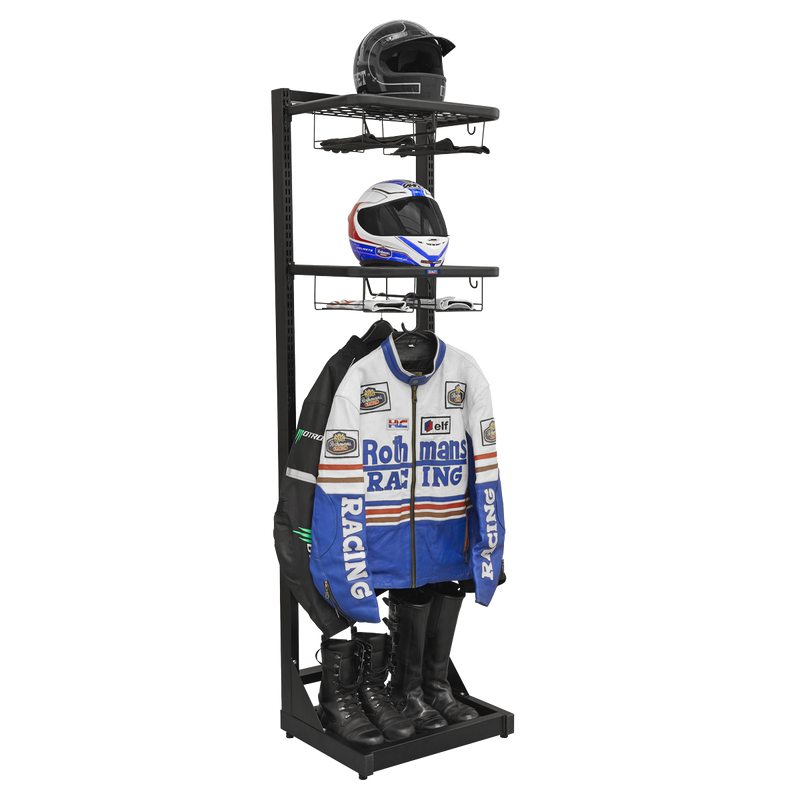 Sealey Freestanding Motorcycle Helmet & Gear Storage MS081FS 19.1kg