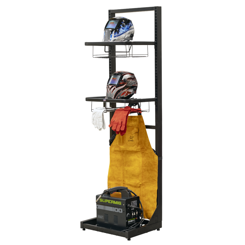 Sealey Freestanding Motorcycle Helmet & Gear Storage MS081FS 19.1kg
