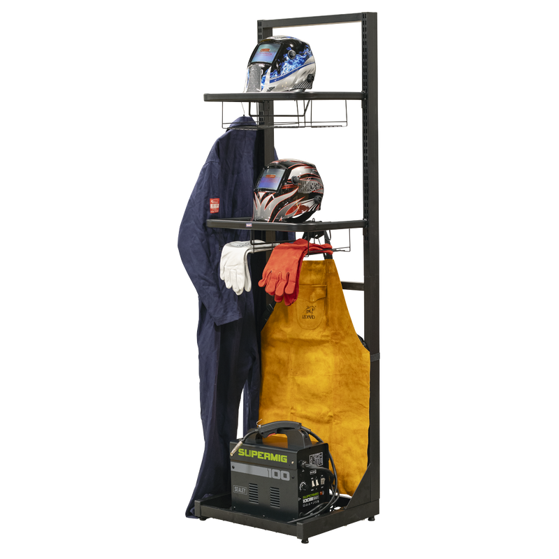 Sealey Freestanding Motorcycle Helmet & Gear Storage MS081FS 19.1kg