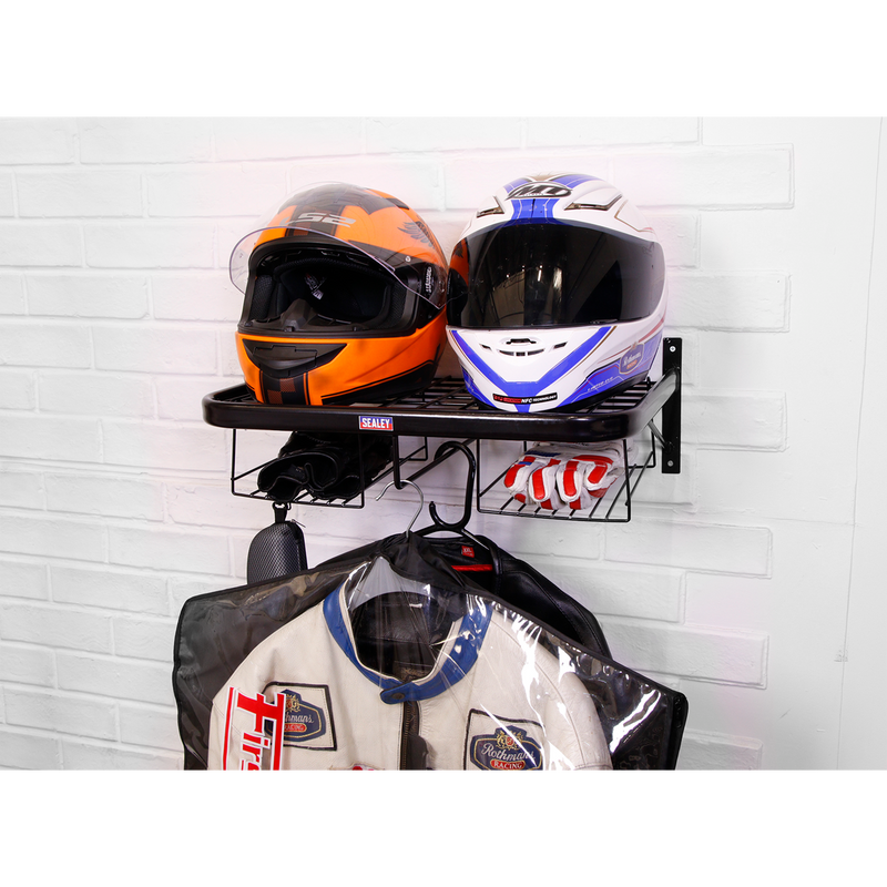 Sealey Motorcycle Helmet & Gear Tidy MS081 350mm Depth