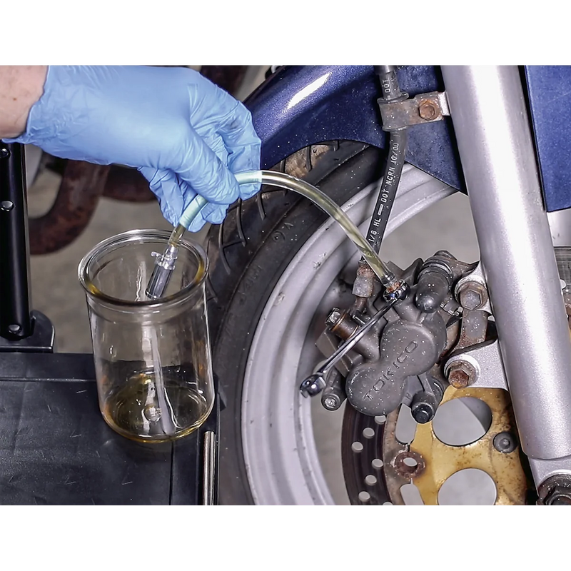 Sealey Motorcycle Brake Bleeder - Weighted MS098