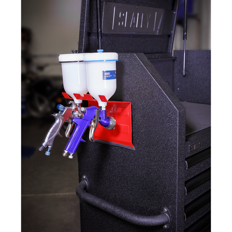 Sealey Magnetic Spray Gun Holder 2 Gun Capacity MSH03