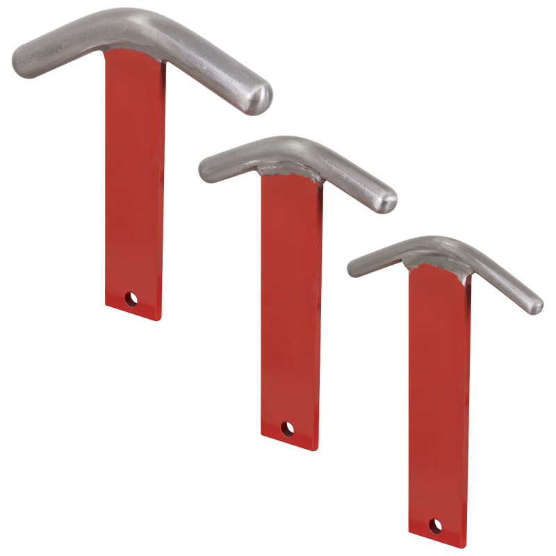 Sealey Curved T-Dollies MW15 3.31kg for Sheet Metal Forming