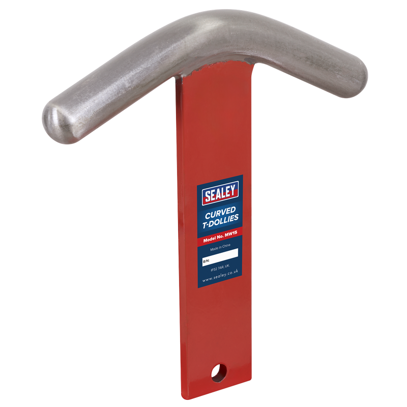 Sealey Curved T-Dollies MW15 3.31kg for Sheet Metal Forming