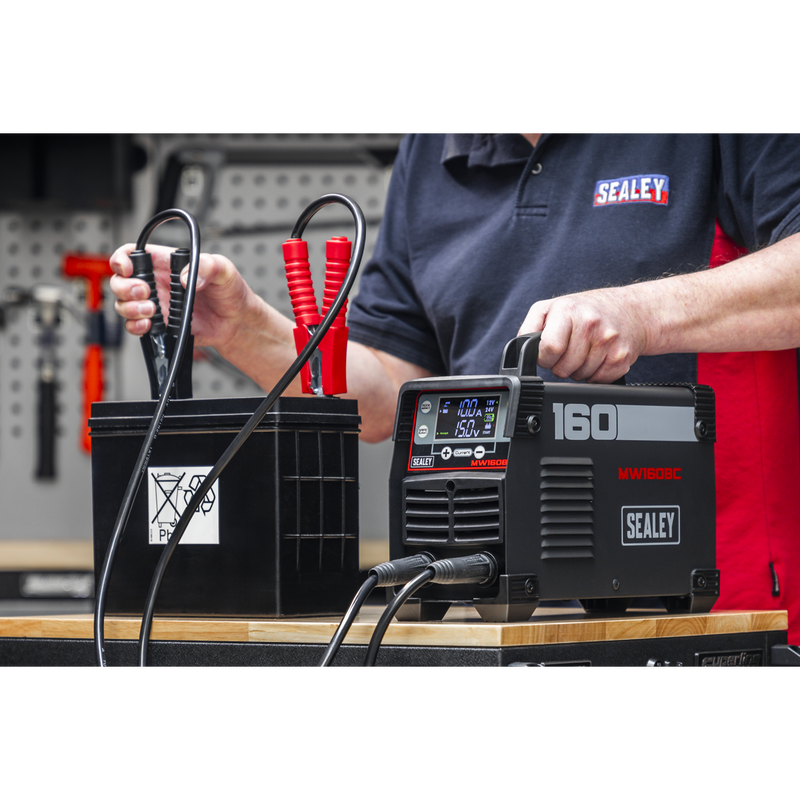 Sealey MMA/ARC Inverter Welder 160A & Battery Charger 200A 230V